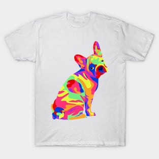 Multicolor Frenchie T-Shirt